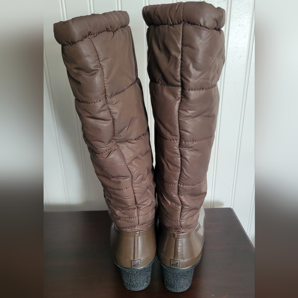 Sperry Wedge Puffer Waterproof Boots. Womans Size 10. - Picture 4 of 9